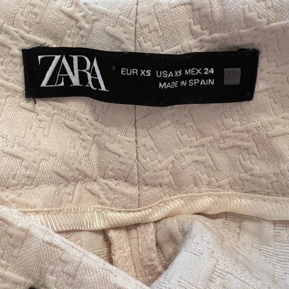 Cream trousers from zara - Picture 4 of 8